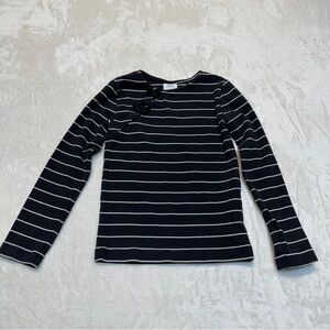 3/20$ Zara Kids Striped Ribbed Top size 8-9